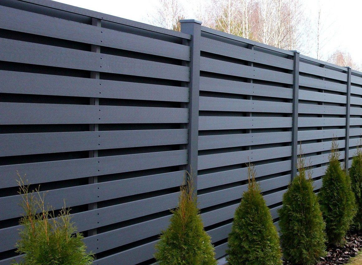 Забор Шахматка из ДПК